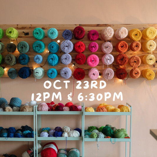 October 23rd 12pm & 6:30pm