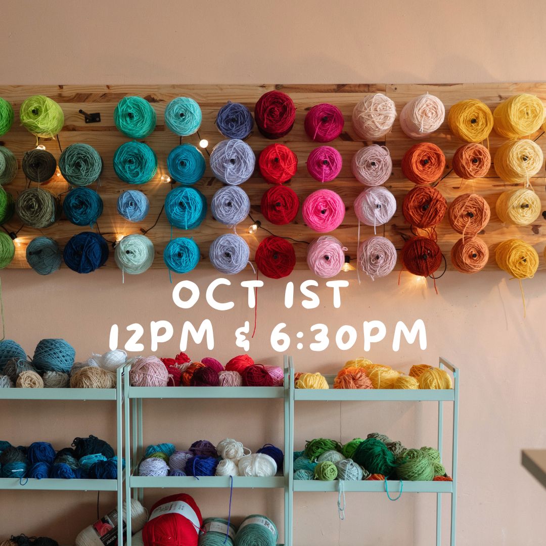 October 1st 12pm & 6:30pm
