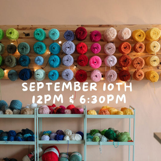 September 10th 12pm & 6:30pm