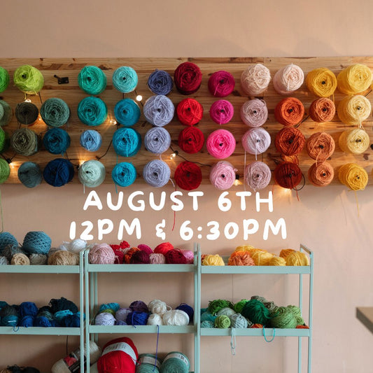 August 6th 12pm & 6:30pm