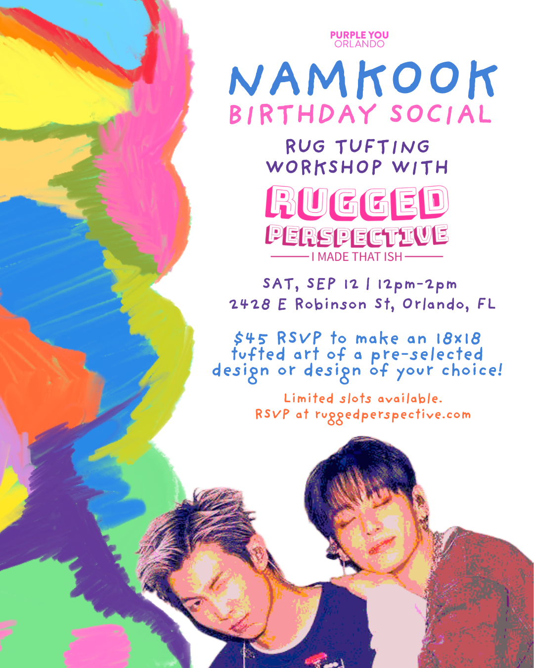 September 12th NAMKOOK Birthday tuft Sesh 12PM